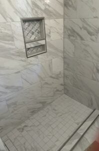 Bathroom Remodel Walk-In Shower Installation in Edmond
