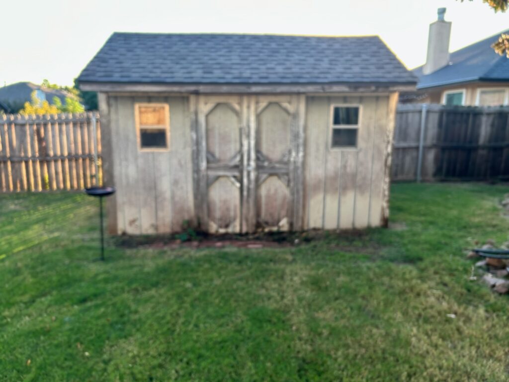 Shed Painting in Edmond — edmond handyman