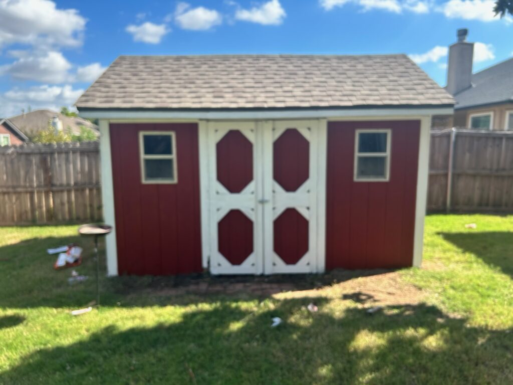Shed Painting in Edmond — oklahoma county