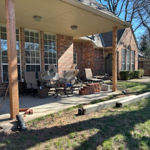 Porch Post Replacement and Brick Wrapping in Edmond