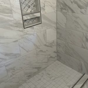 Bathroom Remodel Walk-In Shower Installation in Edmond
